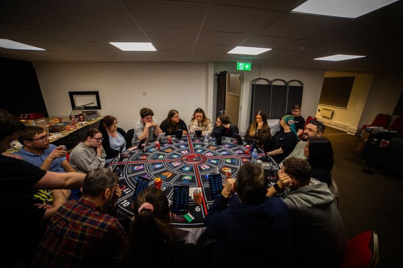 The start of another game, 16 players anxiously waiting to find out what character they will be playing this time